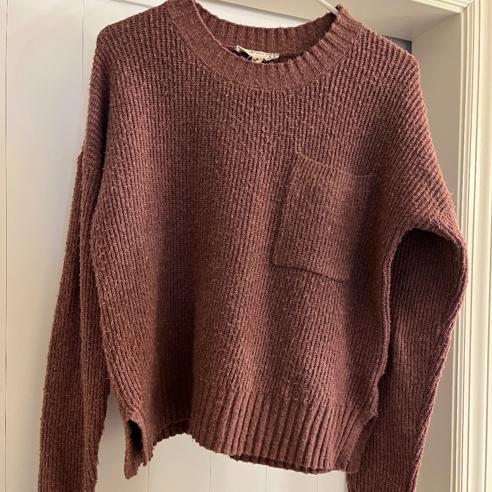 Cozy boxy sweater women